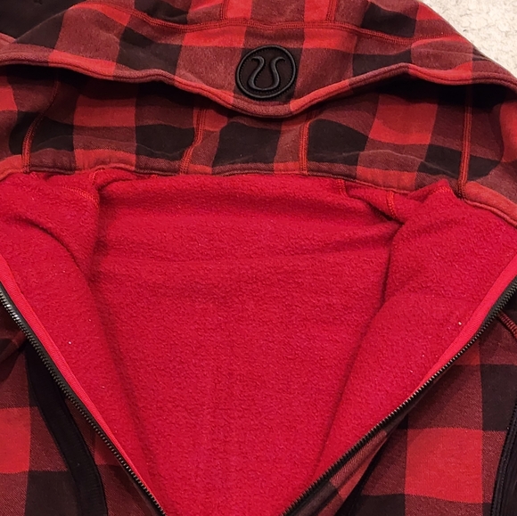 RARE Plaid Lululemon Scuba Hoodie - Picture 7 of 11